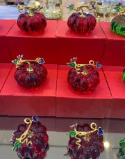 kristal mini obje kırmızı