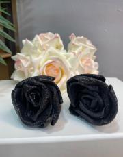 yapay eva gül 2´li siyah