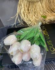 ıslak lale demeti 8´li beyaz