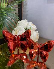 2´li kelebek kırmızı