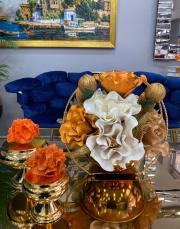 3 lü çiçek seti gold