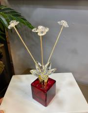 kristal koku şişesi kırmızı