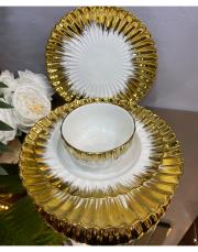 24 parça gold yemek takımı gold 2