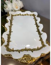 saraylı sunum tabağı gold 2