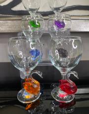 kristal 6 lı bardak takımı beyaz 2