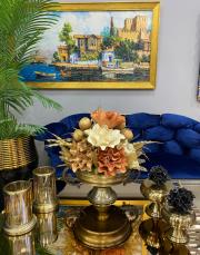 kulp saksı 5 parça kombin set eskitme