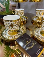 kosava gold ayaklı 6 lı fincan takımı gold 2