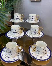 6 lı timeless mavi fincan takımı 