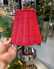rattan pilli lamba kırmızı