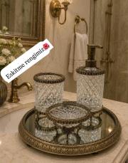 4 lü cam banyo seti eskitme