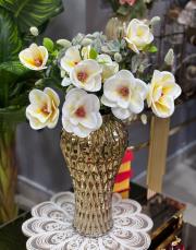 vazo 40 cm ebat gold