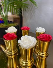 gül kovası 6 lı gül hariç gold