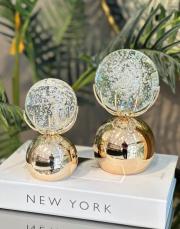 2 li ahtapot kristal bronz