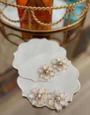 papatya 6 lı kokteyl  peçetesi gold