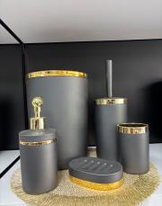 mika 5 li banyo seti gold şerit siyah