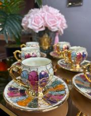 el boyaması fincan takımı  2