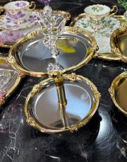 2 katlı sunumluk gümüş