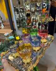 kesme cam döküm ayaklı mini lokumluk  2