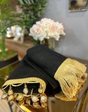 yüz havlusu 2 li takım siyah