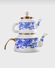 emaye çaydanlık blue life  2