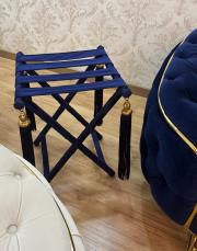 kadife sehpa tepsisiz ön sipariş lacivert