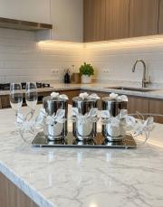 laleli baharat seti tepsili gümüş