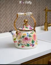 emaye kettle rose deluxe 