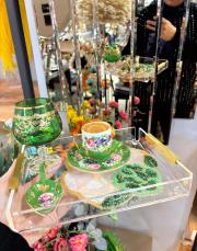 pileksi şerit kulp pirinç tek tepsi gold 2