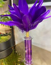 cam ayak kartal tüyü mor