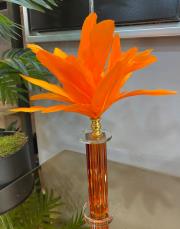 cam ayak kartal tüyü turuncu