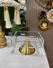 kare sunumluk 15 cm gold 2