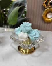 kare mini sunumluk 9 cm gold