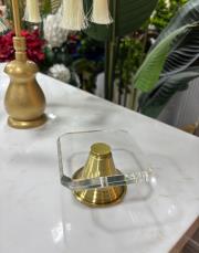 kare mini sunumluk 9 cm gold 2