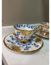 el boyması bahar dalı model 6 lı fincan  2