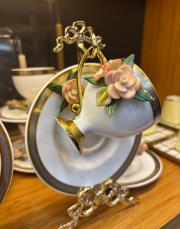 fincan askılık tekli gold