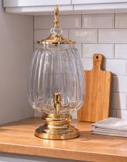 lüks sebil 4 lt ithal ürün şeffaf