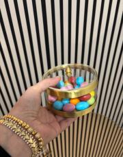 ayaklı pleksi mini kavonoz 