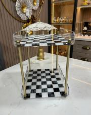 damalı iki katlı pleksi 