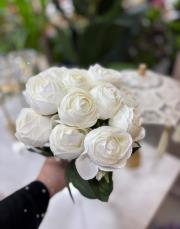 şakayık demeti kırık beyaz