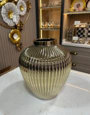 vazo büyük boy 34 cm ebat gold