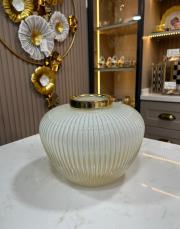 vazo bombe model 21 cm ebat krem