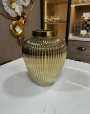 vazo 24 cm ebat gold
