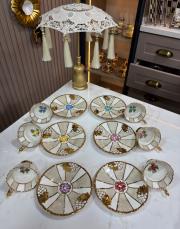 el boyaması mocca fincan takımı krem 2