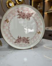 rosadora 32 cm emaye tepsi 