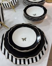 papillon 24 parça 6 kişilik yemek seti bone porselen ... 2